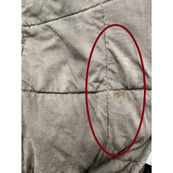 Free People Dolman Quilted Knit Jacket Top Oversized Zip-up Slouchy M 283673 - Picture 6 of 9